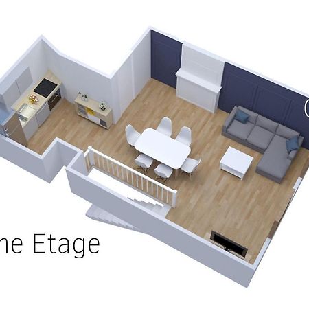 Le Double Pirou # 2 Appartements # Halte Auvergne Thiers Extérieur photo
