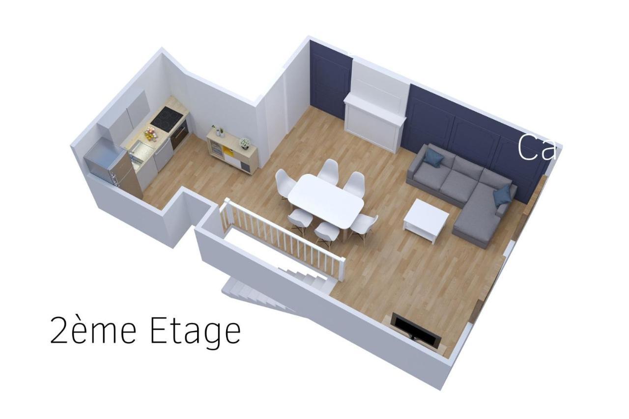 Le Double Pirou # 2 Appartements # Halte Auvergne Thiers Extérieur photo