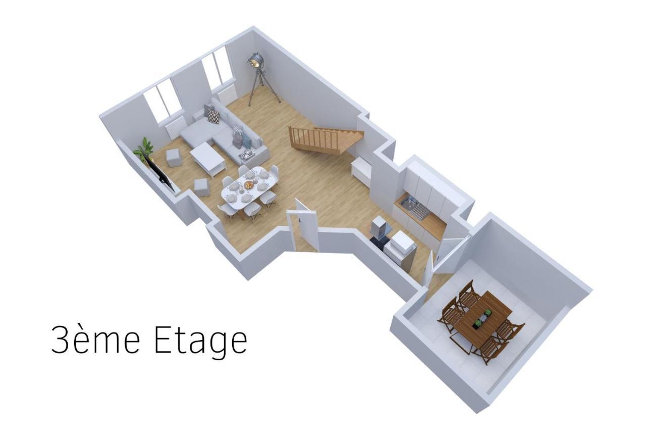 Le Double Pirou # 2 Appartements # Halte Auvergne Thiers Extérieur photo