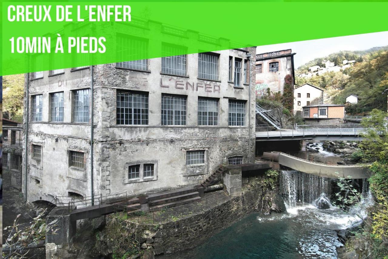 Le Double Pirou # 2 Appartements # Halte Auvergne Thiers Extérieur photo